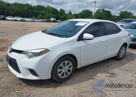 2014 Toyota Corolla L z USA, uszkodzony, nr VIN 2T1BURHE0EC033546